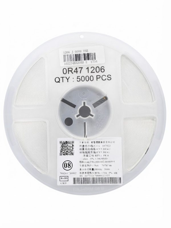 5000 pcs SMD Resistor 1206 0R47 1/4W ±1%(T)