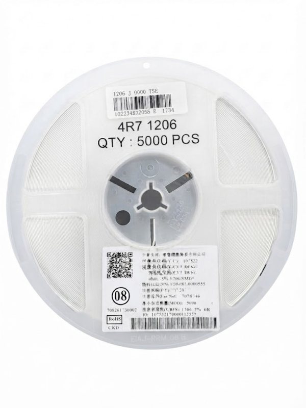 5000 قطعة مقاومة SMD 1206 4R7 1/4W ±1%(T)