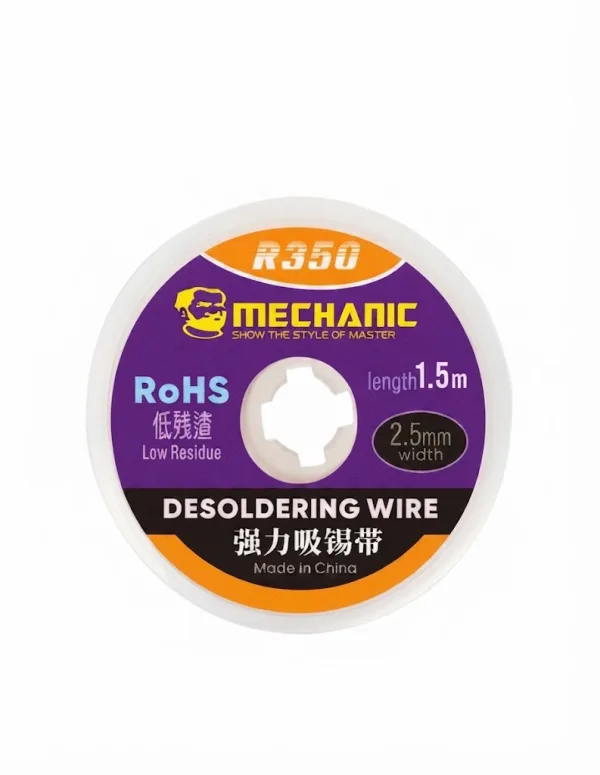 Tresse a dessouder MECANIC R-350 2.5mm X 1,5m