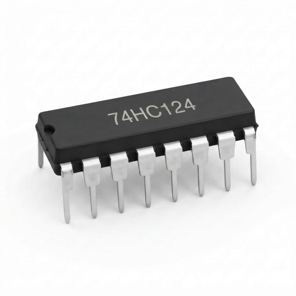 Circuit intégré oscillateur double commandé en tension , 74HC124