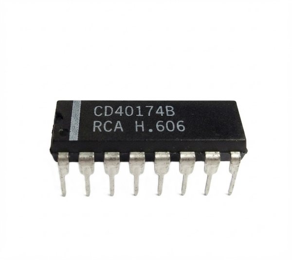 CD40174BE Integrated Circuit, Hex Bistables Hex-DIP16