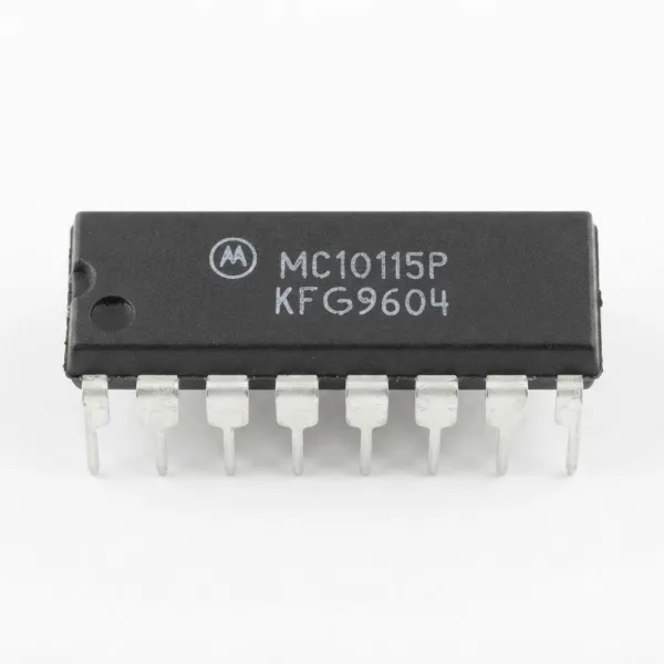 Circuit intégré MC10115P , réception de ligne quadruple , DIP-16