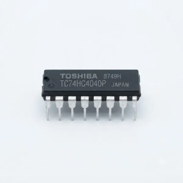 circuit intégré TC74HC4040P, compteur binaire asynchrone à 12 étages , DIP-16