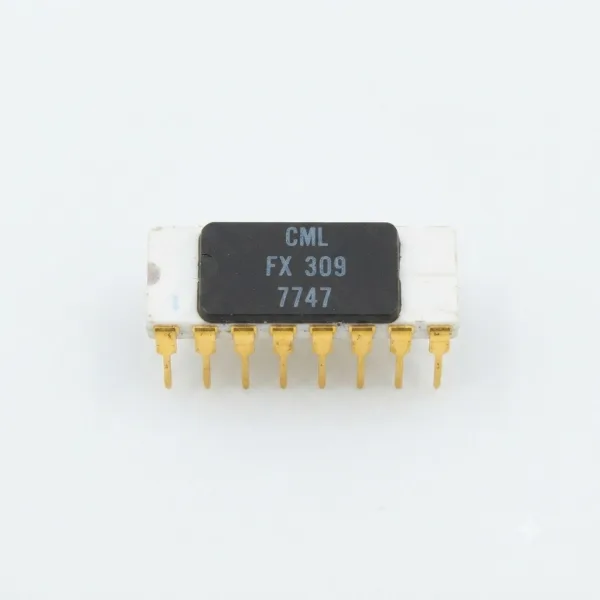 Circuit intégré FX309, codec de modulation Delta à pente continuellement variable (CVSD) , DIP-16
