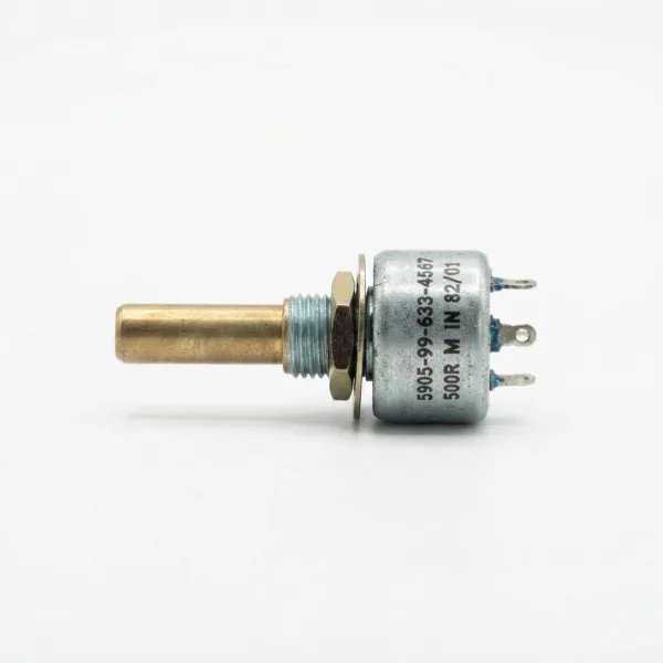 Potentiomètre, 1 tours 1 Cermet Rotatif TE Connectivity, Ø axe 6.35 mm 500 Ω max 10 % 2 W