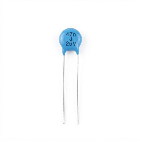 مكثف فيلم بوليستر، 47nF ±10% 25V 7.3mm
