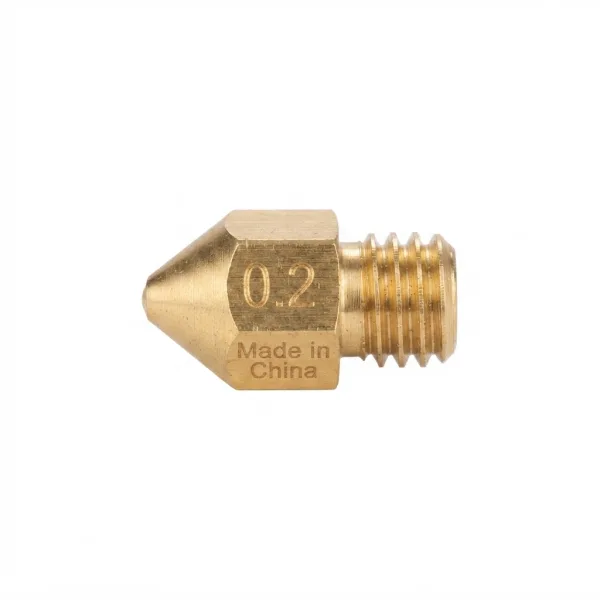 Buse d'extrusion de filament pour imprimante 3D Ø 1,75 mm - Ø 0,2 mm