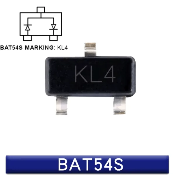 Dual Diode schottky cathode commun NXP, BAT54S SOT-23 SMD