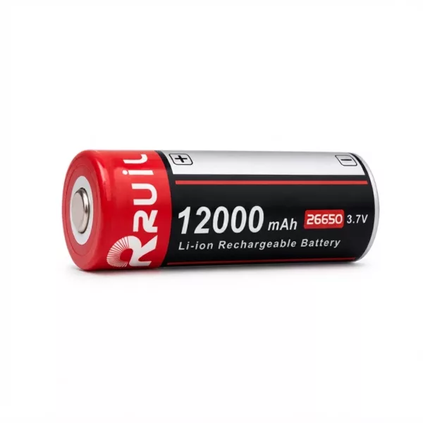 Batterie rechargeable Ruilang 26650 Li-ion 3.7V 12 000mAh