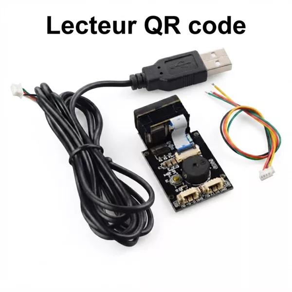 module de lecture de codes-barres 1D et 2D (QR codes) GM65