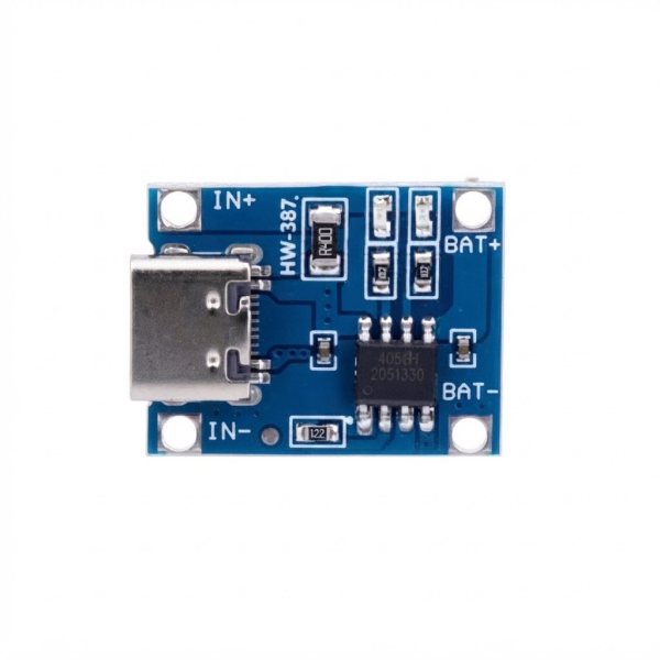 Module de charge de batterie lithium Li-Po , TP4056 USB Type C 1A