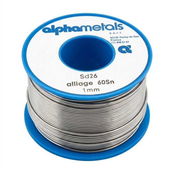 Etain de soudure Alphametals 500g 1mm