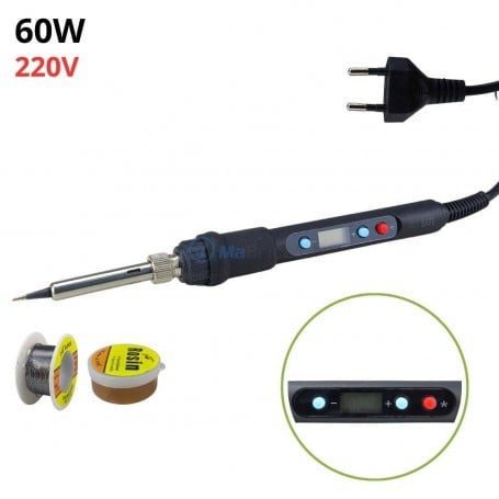 Kit Fer a Souder Réglable 60W 220VAC 3 IN 1