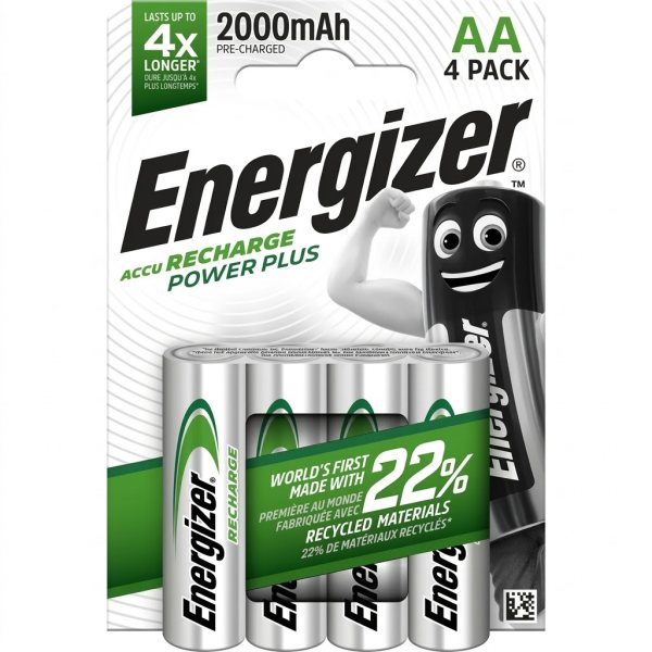 Pile Ni-Mh ENERGIZER AA, 2000 mAh RECHARGEABLE