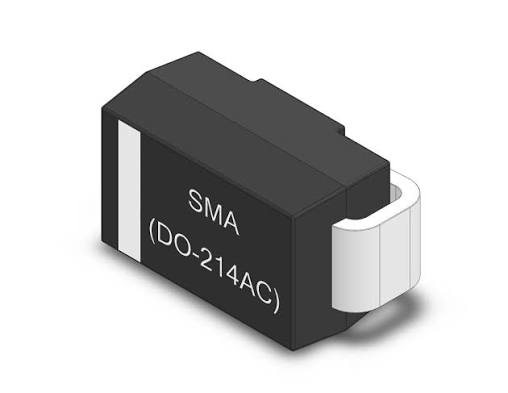 ديود زينر مفرد BZG03C18-M3-08، 18V، 3W، علبة DO-214AC (SMA)