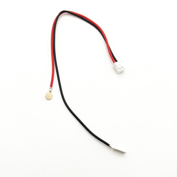 Câble avec connecteur femelle JST XH2.54 2 broches et plaquage nickel