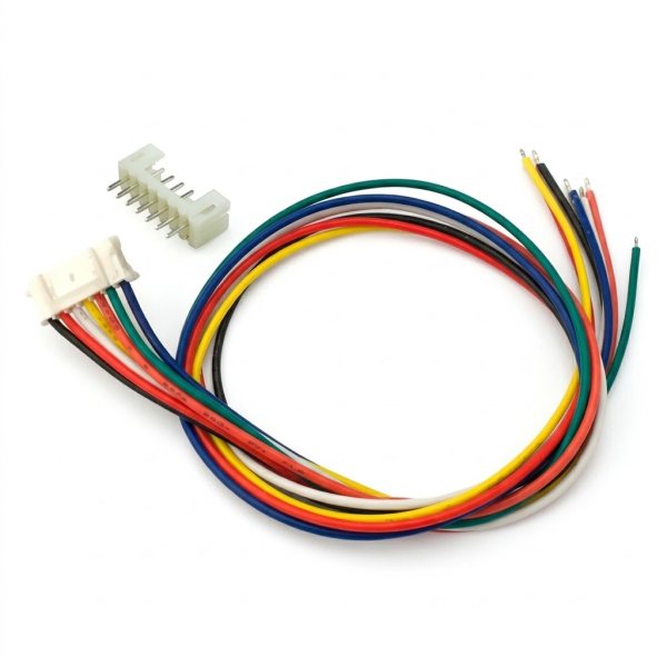 كابل موصل JST PH 2.0 26AWG 20cm ذكر/أنثى - 7 دبابيس