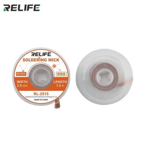 Tresse à Dessouder Relife RL-2515 (2.5mm x 1.5m)