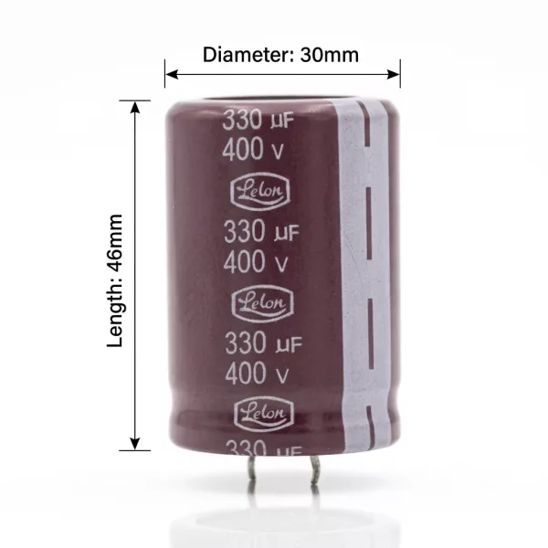 Condensateur Électrolytique 330uF - 400V