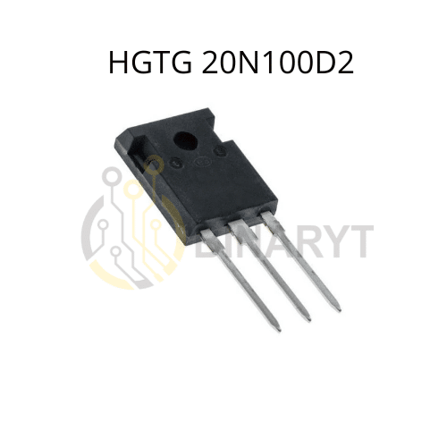 Transistor IGBT Harris Semiconductor , HGTG20N100D2-ND 1000V/34A TO-247