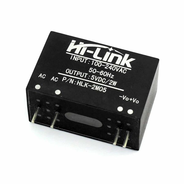 وحدة مزود طاقة AC-DC من HILINK، 240VAC 5VDC 400mA HLK-2M05