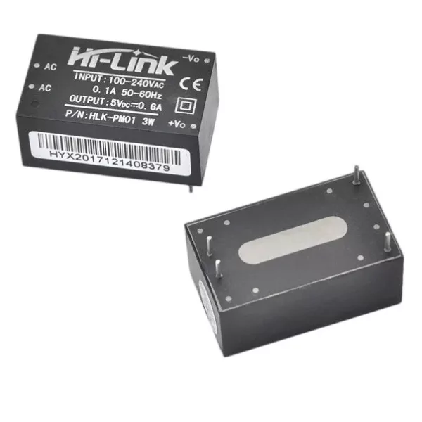 وحدة مزود طاقة HILINK AC-DC 5V - 0.6A 600mA HLK-PM01