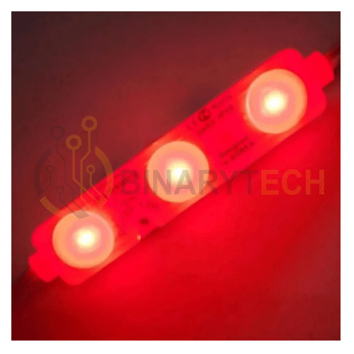 وحدة LED من Samsung 12V SMD2835 5054 5730 مقاومة للماء 3LED 1.5W أحمر