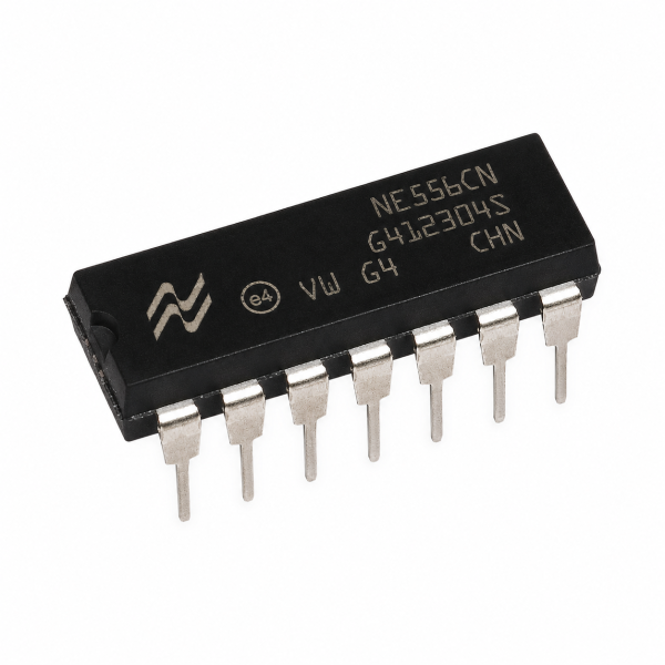 NE556 CN minuterie/oscillateur (double), 100 kHz, boîtier PDIP à 14 broches