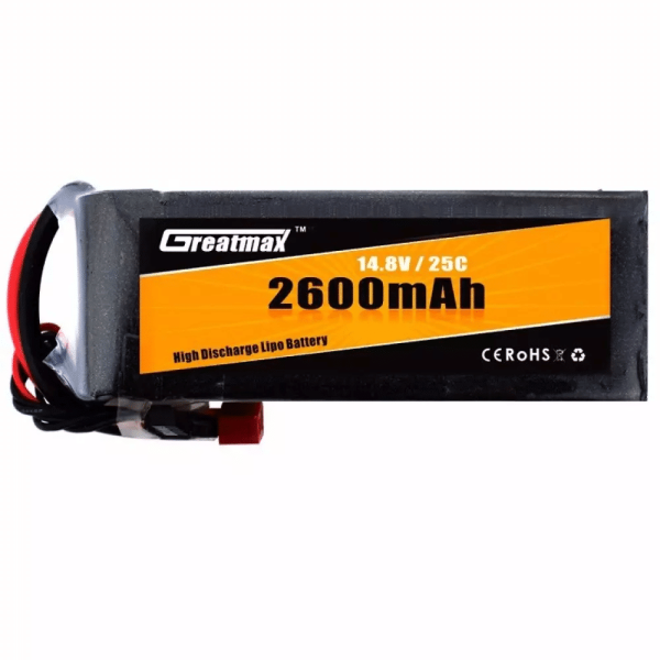 بطارية LIPO 14.8V/2600mAh-4S-25C