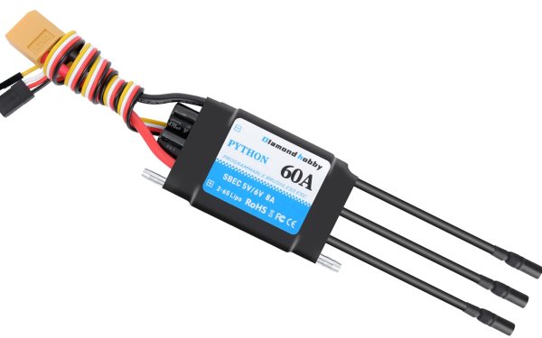 Controleur de vitesse moteur brushless, ESC 60A