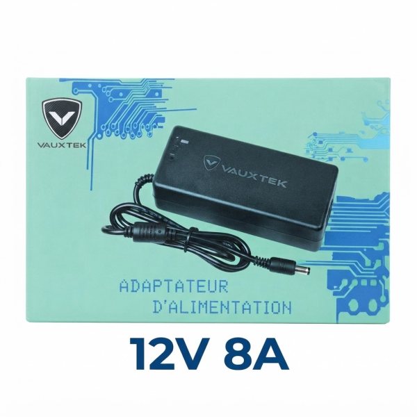 Adaptateur VAUXTECH 12VDC 8A