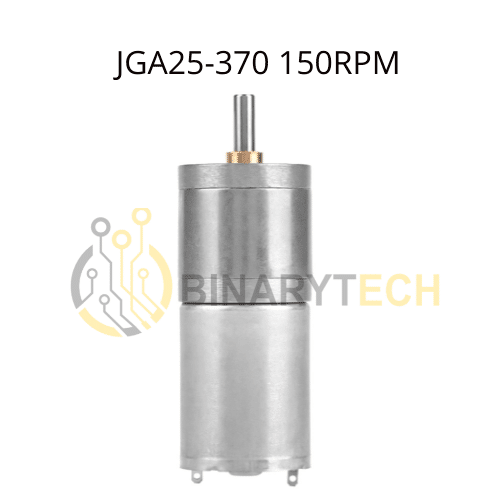 محرك 12V DC بعلبة تروس JGA25-370 150 RPM