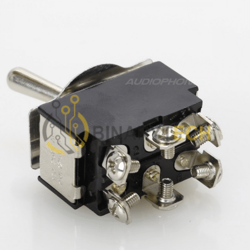زر ضغط بذراع أحادي القطب 10A/250V مع ON-OFF