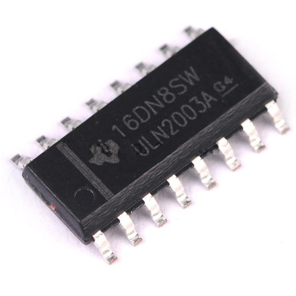 Driver Darlington NPN 7 canaux Texas instrument, ULN2003A 700mA, SOIC-16 SMD