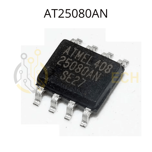 MICROCHIP AT25080AN-SQ27DB 8Kbit 2.7V~5.5V 5MHz SPI SOIC-8 Memory (ICs) RoHS