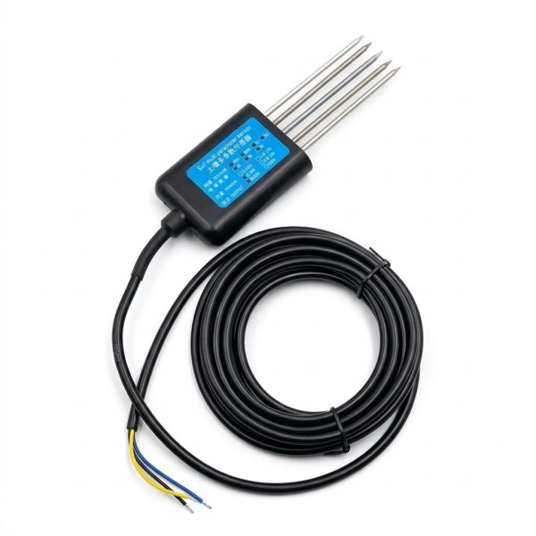 Capteur de Température et d'Humidité de Sol 7 en 1 sortie RS485 , EC, NPK, PH pour Test Agricole