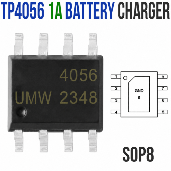 IC-TP4056 chargeur de batterie au Lithium
