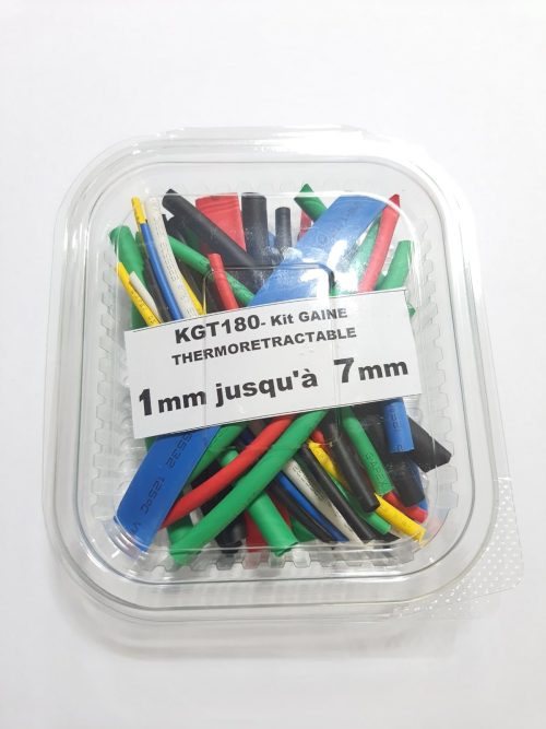 Gaine thermorétractable 1mm jusqu'à 7mm - grand model 25pcs