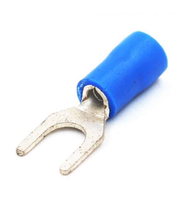 Cosse plat 8mm Forme U - Blue