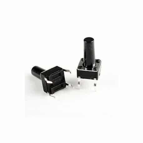 Commutateur tactile, bouton poussoir 6x6x14mm HT