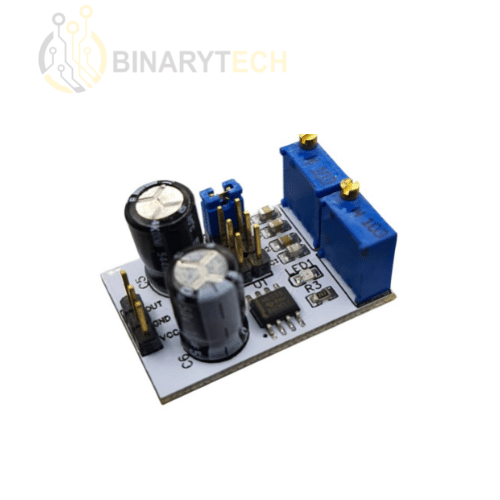 BINARYTECH Adjustable NE555 Square-Wave Signal Generator Module
