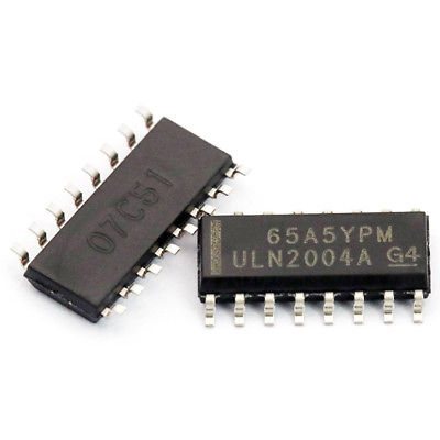 Driver Darlington NPN 7 canaux Texas instrument, ULN2004A 500mA, SOIC-16 SMD