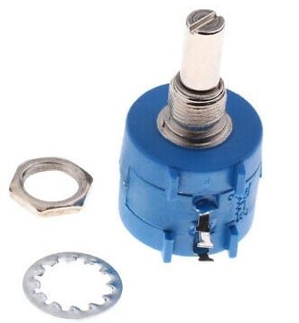 Potentiomètre multitours 10 tours bobiné linéaire 2W 10kohms - 100k
