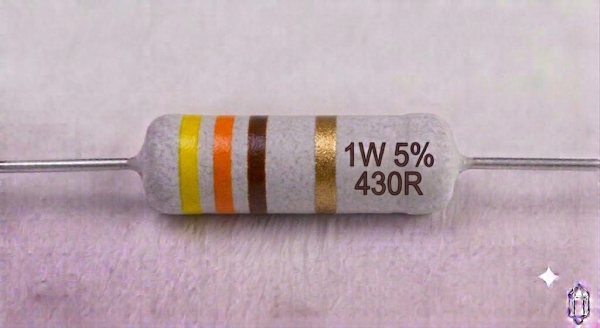Résistances 1W 5% - 430R