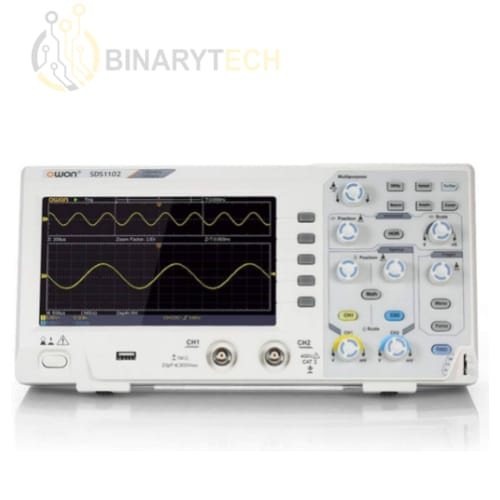 Oscilloscope MCP SDO1102 2 canaux 100Mhz LCD haute résolution 7 pouces