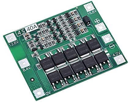 لوحة حماية بطارية ليثيوم أيون BMS 4s 40A 18650